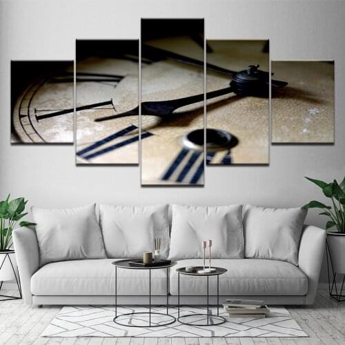 Canvas Prints Painting Wall Paintings Decorate for livinghome Print on 5 Pcs Watches Modular picture Art Picture Frame Artwork