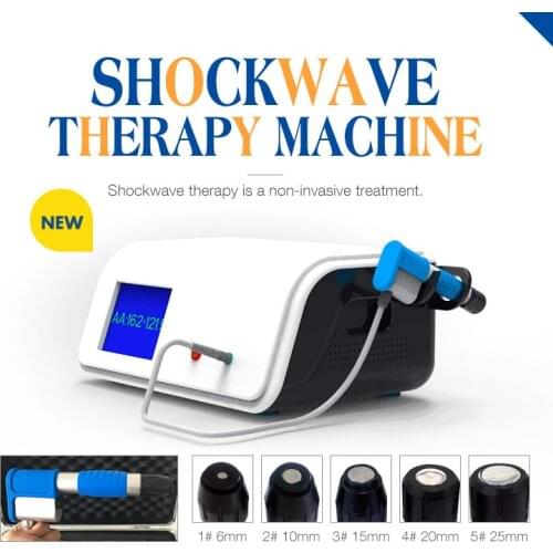 New Generation Compressor 8 Bar Radial Type ESWT Device Extracorporea Shock Wave Therapy Machine for Pain Relief