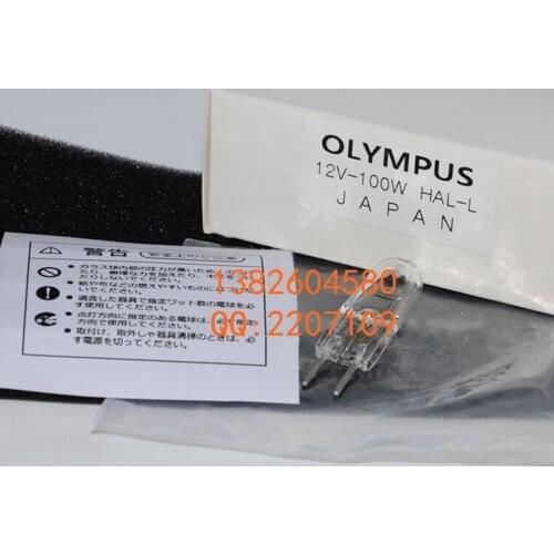 OLYMPUS 12V100W Lamp For Olympus HAL-L IX71 IX81 IX70 AHS Microscope Lamp Bulb