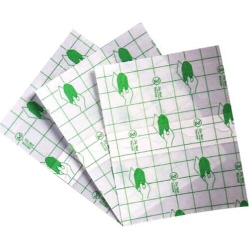 100 Pcs/lot Medical Transparent Tape Adhesive Plaster Breathable Waterproof Anti-allergic Medicinal Wound Dressing Fixation Tape