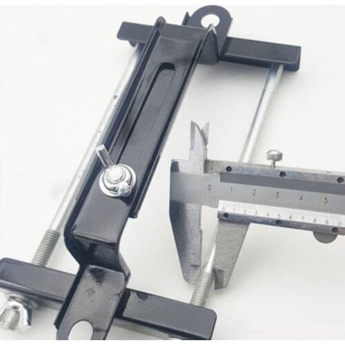 Metal Rack Bracket Stand Adjustable Black Silver 16cm-22.5cm Truck Battery Holder Stabilizer Car