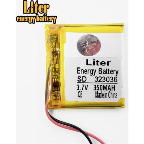 New battery MP3/MP4 / mobile phone battery 323036 3.7V 350mAh lithium polymer batteries genuine