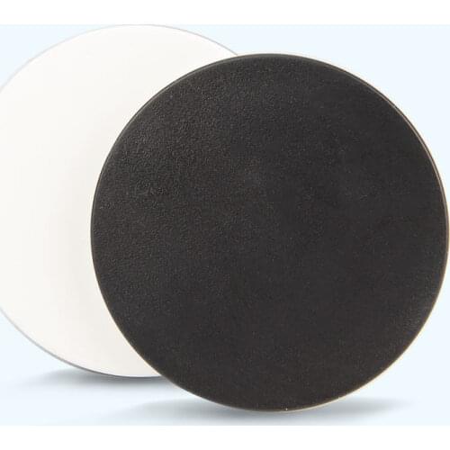 Stereo Microscope Base Black White Working Board Bottom Working Loading Plate Stage Round Plastic Plate Diameter 60mm 75mm 95mm