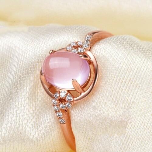Popular 925 Silver Mosaic Jade Round Ring Chalcedony Trendy Fashion Charm Jewelry Accessories Gifts for Women Her