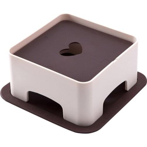 Adjustable Pet Dining Table Plastic Non-Slip Lifting Table Height For Dogs Cats Bowls Pet Feeding Drinking Table