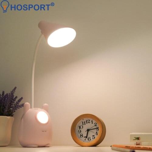 LED Cute Cat/Flower Desk Lamp Dormitory Eye Protection Reading Lamp Home Study Office Decorative Learning Light