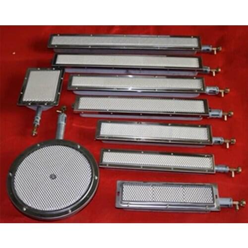 Top quality ceramic plate burner with injetor(nozzle) GAS infrared burner for bbq,kebab,roast etc