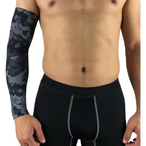 1pc Elbow Pads Sleeve Breathable Anti Slip Sunshade Elastic Arms Wrap Protector Outdoor Sportswear Accessories