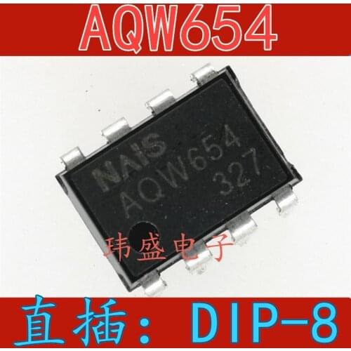 10pcs AQW654 DIP8 AQW654