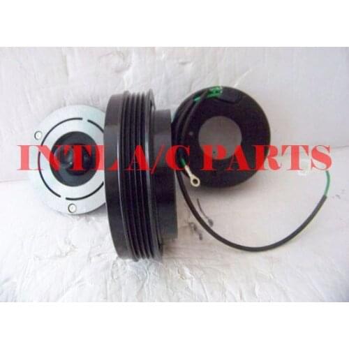 10PA15C for Daewoo Solar V Excavator Doowon air conditioning auto ac compressor magnetic clutch assembly 4pk pulley 2208-6013A