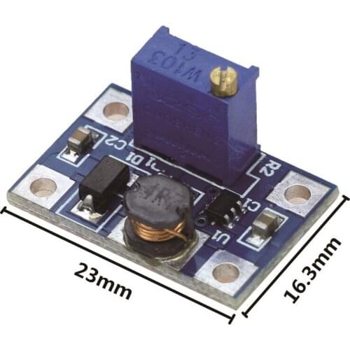 5pcs/lot 2-24V to 2-28V 2A DC-DC SX1308 Step-UP Adjustable Power Module Step Up Boost Converter for DIY Kit