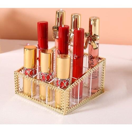 Lipstick Holder Acrylic Lipstick Holder Organizer Case Display Cosmetic Makeup Storage Box Organizer Lipstick plastic Brushes