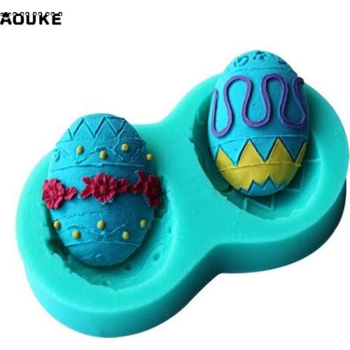 Dinosaur Egg Fondant Cake Silicone Mold Chocolate Candy Molds Cookies Biscuits Ice Cube Mould DIY Baking Cake Decoration Tools