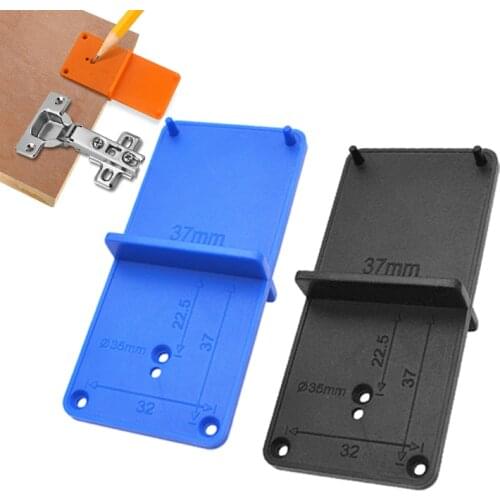 35/40mm Woodworking Punch Hinge Drill Hole Opener Locator Guide Drill Bit Hole Tools Door Cabinets DIY Guide Drill Hole Tools