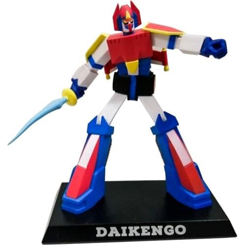 Uchu Majin Daikengo The Guardian of Space Action Figure Daimos Beralios Battler V Model Toy Collections Table Decoration Doll
