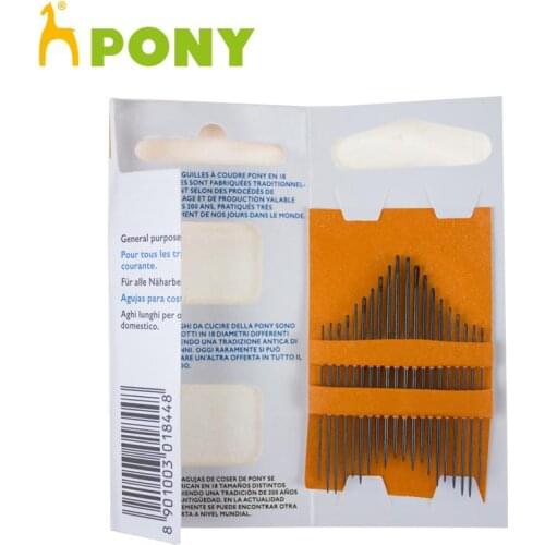 PONY, embroidery needle, sewing needle, imported from India, diy, hand-made auxiliary tools, 20pcs, shipping