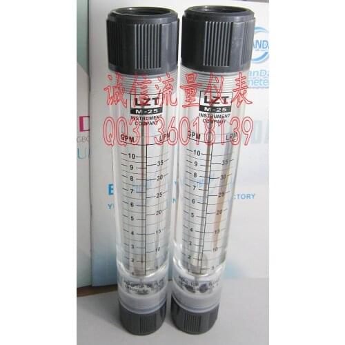 LZT-20G pipeline type water meter / 1-10GPM 5-35LPM 6 internal thread liquid flowmeter