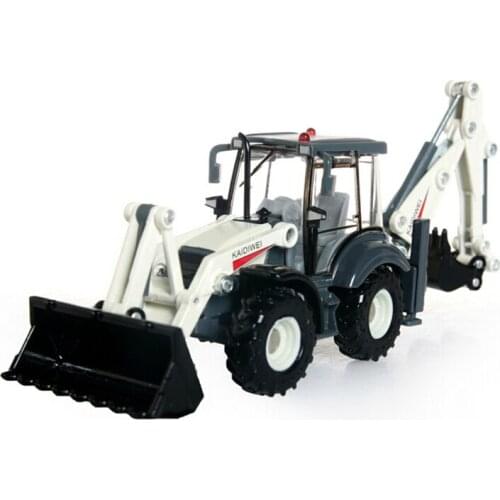 Two-way Excavator model scale 1:50 ABS Alloy Diecast Truck Model 4 rubber wheels shovel model engineer machine collections toys