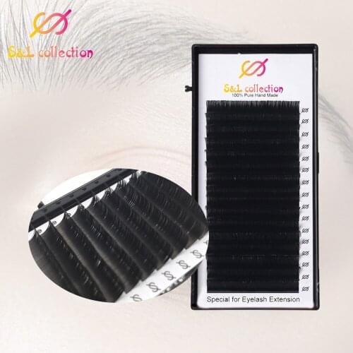16 lines individual mink eyelashes russian volume eyelash extensions supplies mega volume lashes individual lash extension