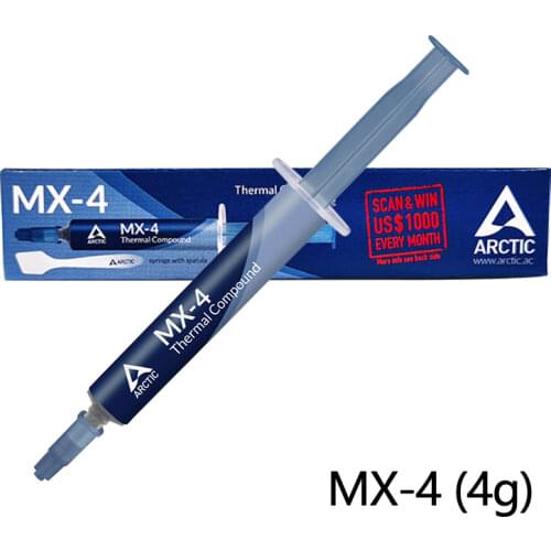 Genuine original ARCTIC MX-4 2g, 8.5W/MK, thermal paste for heatsink, cooling compound pads for CPU GPU, Heat conduction grease