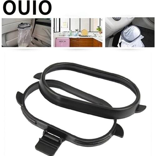 OUIO Car Garbage Bag Rack Trash Box Auto For Peugeot 307 206 407 Citroen C4 C5 Honda Civic Accord CRV Lada Vesta Granta Priora