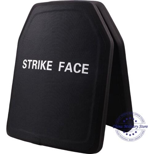 Pair 11x14 Level 4 Stand Alone Shooters Cut Ballistic Hard Armor Panel NIJ Level IV Ceramic Military Combat Bulletproof Plate