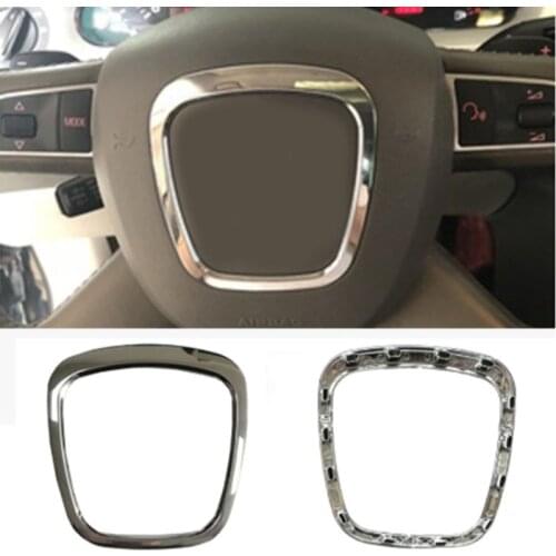 Applicable to Audi A3 A4 A5 A6 B6 B7 B8 C6 8P S3 Q5 Q7 Car Styling Steering Wheel Center Emblems modification accessorie