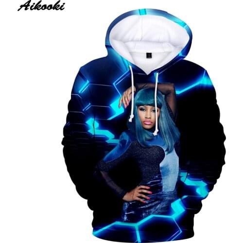 Hip Hop Sale Nicki Minaj 3D Sweatshirts Men/Women Fashion Casual Pullovers Popular Hip 3D Hoodie Print Nicki Minaj Hoodies Tops