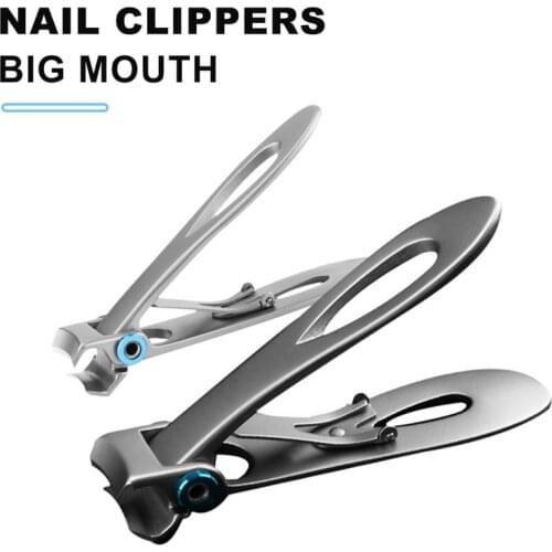 Professional Nail Clipper Stainless Steel Finger Toe Nail Cutter Toenail Manicure Trimmer Toenail Scissor Pedicure Cutting Tool