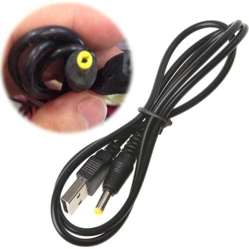 USB Male To 4.0x1.7mm 5V DC Barrel Jack Power Supply Cable Connector Charge Cord