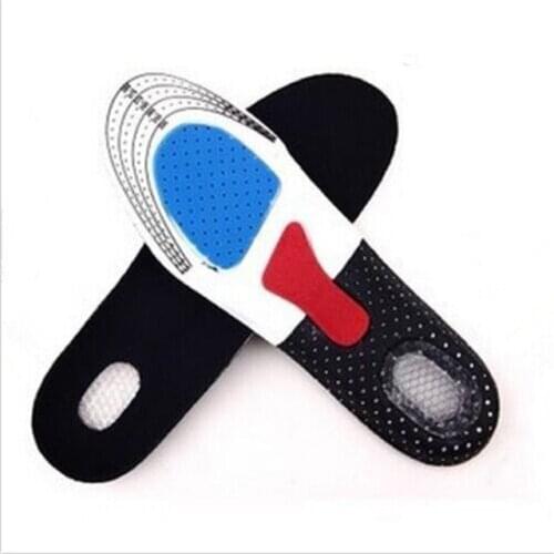 Silicone Shoe Insoles Free Size Men Women Orthotic Arch Support Sport Shoe Pad Soft Running Insert Cushion