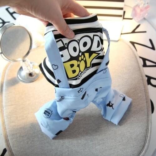 Spring Summer Dog Clothes Jumpsuit Chihuahua Yorkie Clothes Puppy Costume Yorkshire Maltese Poodle Bichon Pomeranian Clothing