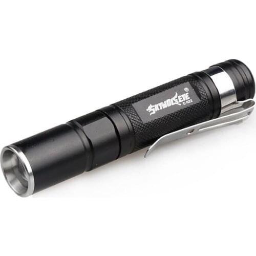 Waterproof 2000LM Pocket LED Flashlight 1 Mode Zoomable LED Torch Mini Penlight