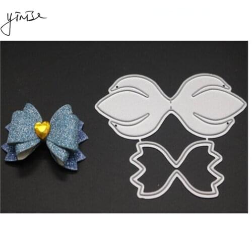 YINISE Metal Cutting Dies For Scrapbooking Stencils BOW EMBOSSING DIES CUT DIY Album Cards Decoration Embossing Folder Die Cuts