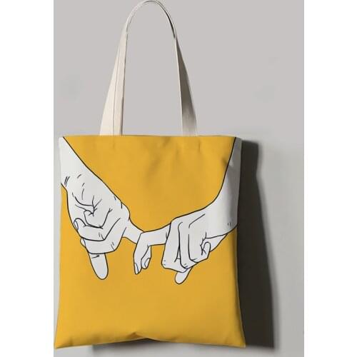 Fashion Printed Tote Bag For Women Canvas Bag Casual Foldable Shopping Bag Outdoor Beach Bag Daily Handbag