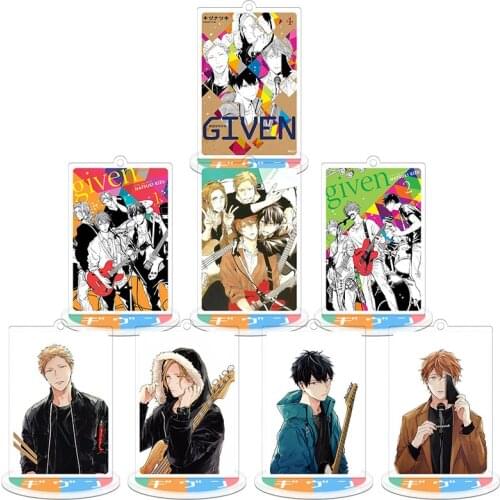 18pcs Different Style 9cm Given Anime Action Figure Toy Acrylic Keychain Decorative Ornaments Kids Toy Gift