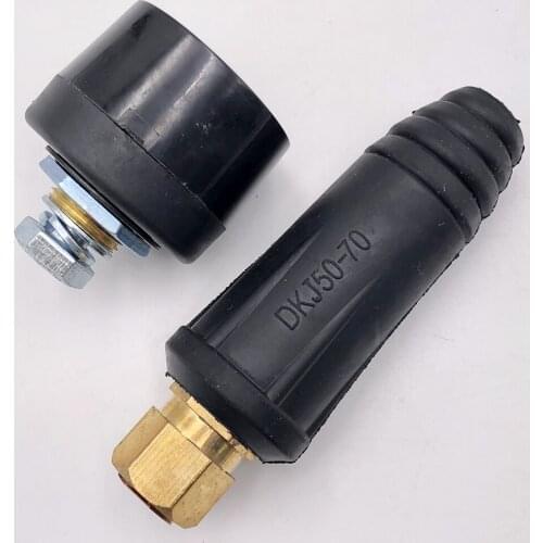 2 SETS of DKJ50-70 Cable Connector plug with DKZ50-70 connector socket, male and female connector