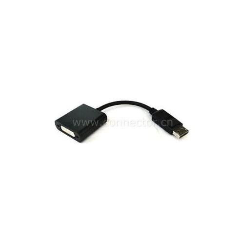 Jimier 0.1m DP DisplayPort to DVI-D Converter Adapter Cable