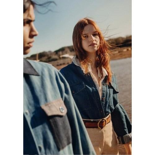 ARFIMAN Womens Denim Shirts