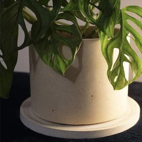 Large Round Concrete Flowerpot Mould Diy Gardening Pot 15cm Flowerpot Mold Double Layer Mould Cement Pot Mould