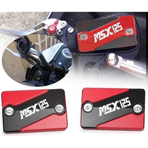 For HONDA MSX 125 Grom/SF 2013-2020 2019 MSX125 2018 2017 2016 Motorcycle CNC Aluminum Front Brake Oil Fluid Reservoir Cover Cap