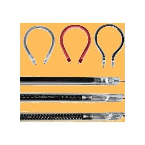 2019 hot sell printing machine dryer heat element quartz glass tube carbon fiber infrared heat bulb