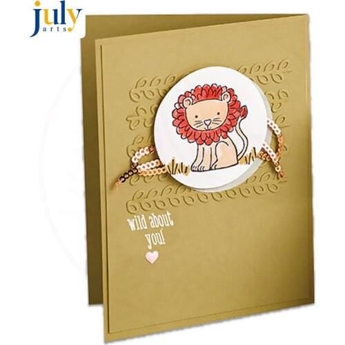 Julyarts Cute Lion Metal Dies DIY Scrapbooking Photo Album Metal Cutting Dies for Craft Decor 2018 New Arrival