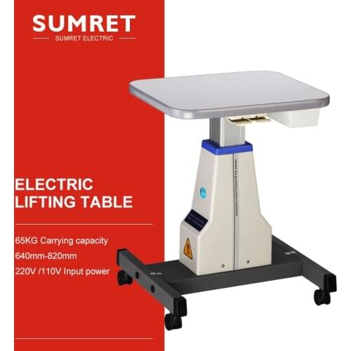 Motorised Optometry Table Mobile refractometer Lifting platform moveable optical instrument Computer optometry desk equipment