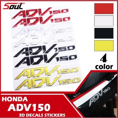 Decals Stickers Emblem Badge 3D Decal Raised Tank Wheel Tank Decals Applique Emblem Fits For HONDA ADV150 adv 150 '19-'20