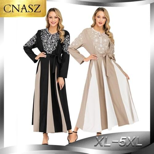 New Abaya For Muslim Women Stamping Printing Dubai Robe Long Sleeve Cardigan Kaftan Elegant Design Maxi Dresses Clothes