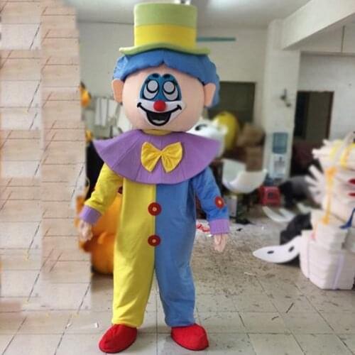 New Adults Big Clown Mascot Costume Suits Cosplay Party Game Dress Outfits Clothing Advertising Carnival Hallowen Cosplay Gifts