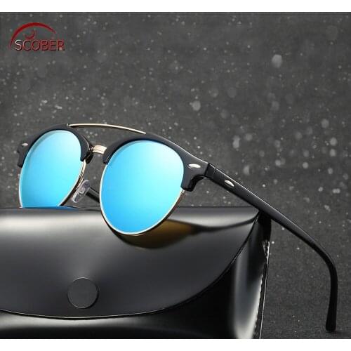 Retro Vintage Round Men Women Reading Polarized Sun Glasses Polarized Sunglasses +0.75 +1 +1.25 +1.5 +1.75 +2 +2.25 +2.5 To +4