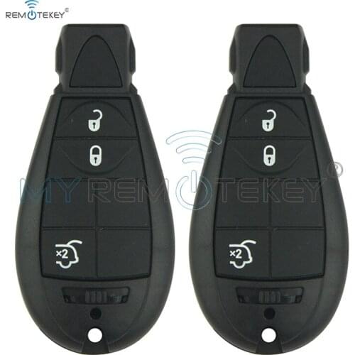 Remtekey 2pcs #4Journey Fobik remote key 434 Mhz 3button 05026336AC for Chrysler Jeep Dodge Grand Cherokee Voyage remtekey