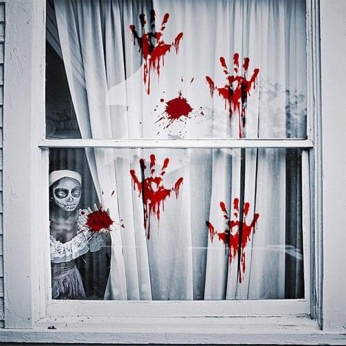 Halloween Theme 3D Decorations Art Decal Decor for Halloween Haunted House Carnival Ghost Wall Decal Window Decor Party Supplies